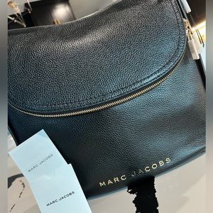 BRAND NEW 100% Authentic *MARC JACOBS* Black Leather Hobo Bag!